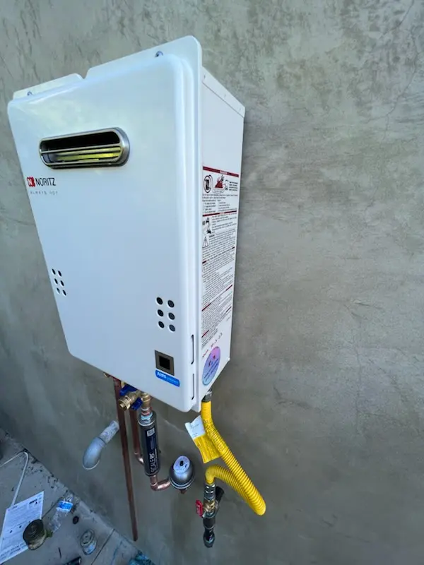 Tankless water heater installation for Amboy homes